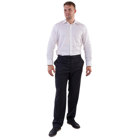 Corneliani Pants Men size 46 Dark Gray